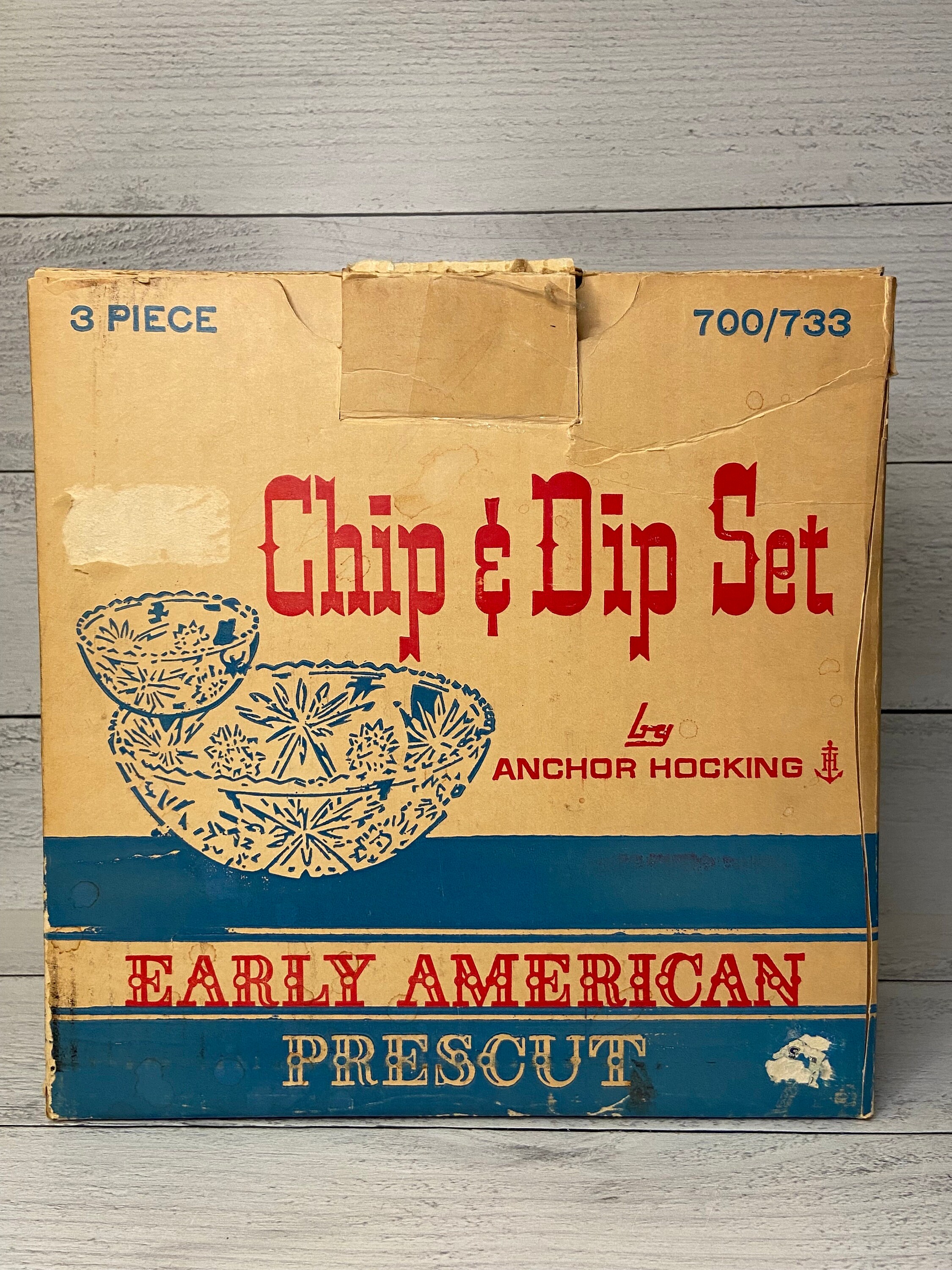 Anchor Hocking Chip & Dip Set Etsy