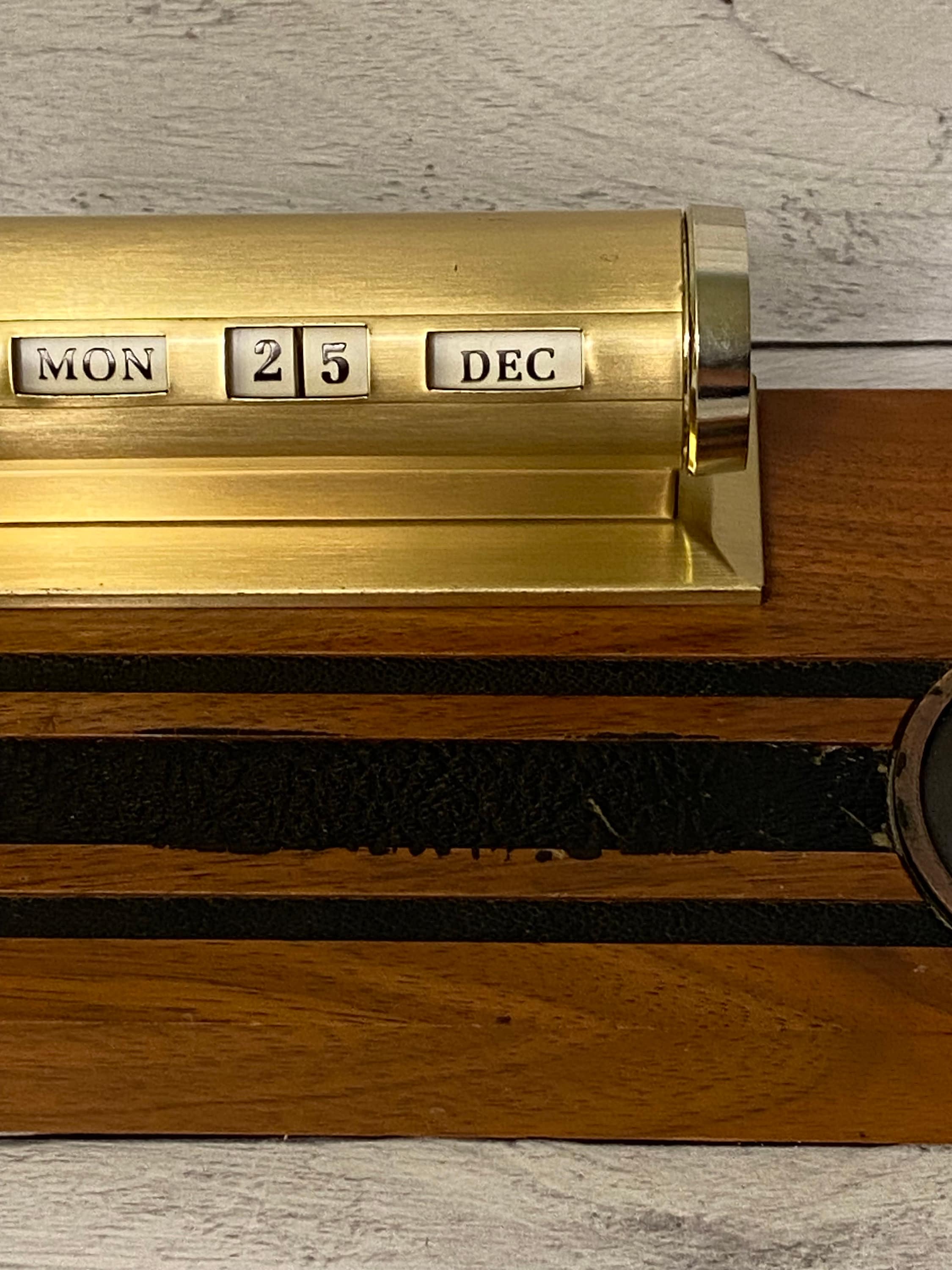 Vintage Desk Calendar With Pen Holder - Etsy