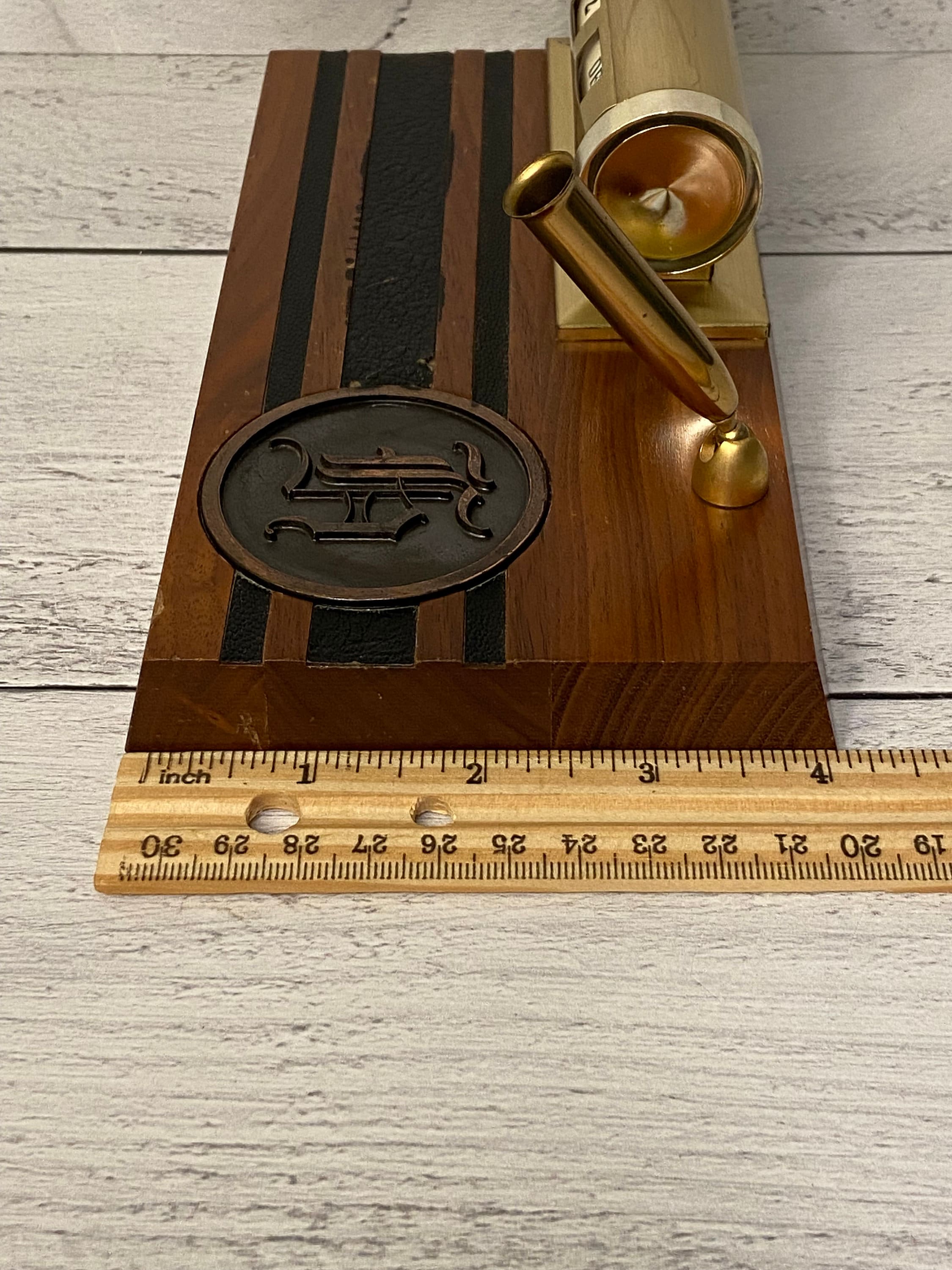 Vintage Desk Calendar With Pen Holder - Etsy