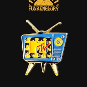 MTV Retro TV Enamel Pin