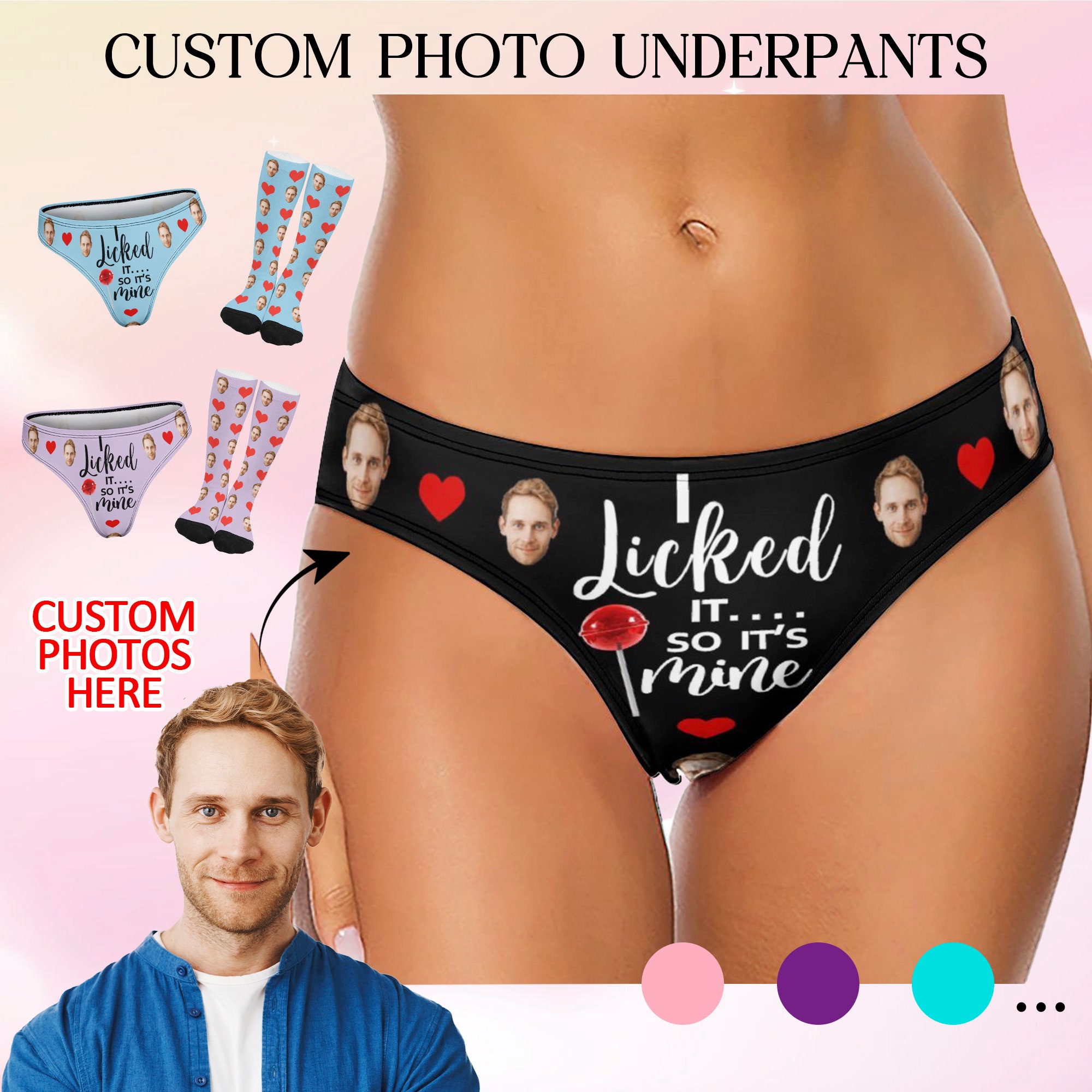 Women Daddy Slut Funny Print Panty Thong Cheeky Panties Briefs Underwear  Knicker