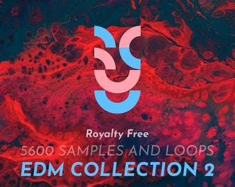 EDM Producer Red Collection Volume 2 Music Production Samples and Loops / 9GB WAV Instant Digital Download