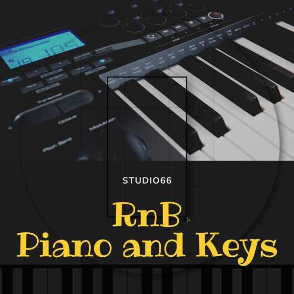 RnB Piano and Keys Collection WAV Files, Loops, and Rhythm & Blues Samples 6GB WAV Digital Download