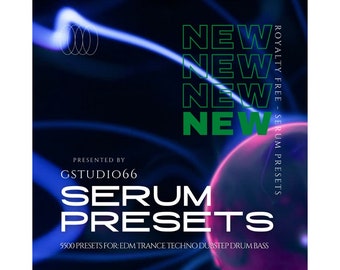 Serumbanken! 5500 Presets für xFer Serum / EDM Techno Trance Dubstep & DJB / Instant Digital Download