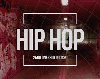 Hip Hop 2520 Kicks One Shots Samples Collection WAV Files, Loops and Samples 5GB WAV Digital Download