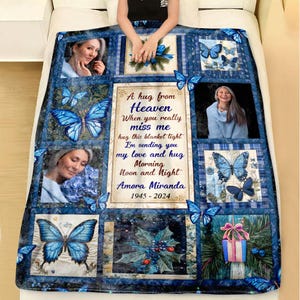 Personalized Remembrance Quilt/Fleece Blanket - Missing You Always - GTWDM6