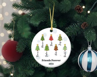 thumbnail image 2 of Personalzed Custom Frends Chrstmas Ornament, Frend Chrstmas Gft 2 of 6
