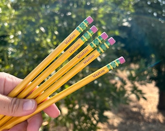 personalized pencils for back to school, TICONDEROGA