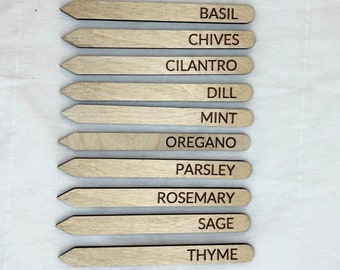 Herb Garden Plant Stakes/Markers