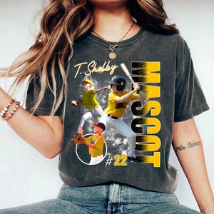 Custom Player Name Photo Shirt, Personalized Football Shirt, Custom Bootleg Player Shirt, Basketball Bootleg Shirt, Basketball Dad Mom Gifts