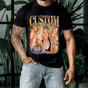 Custom Photo Vintage Graphic 90s Shirt, Custom Bootleg Rap Shirt, CUSTOM Your Own Bootleg Idea Here, Custom Photo Tee