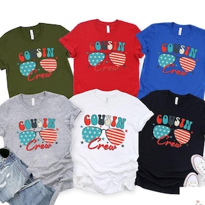 4th Of July Cousin Crew Shirt, Matching Cousins, 4th Of July Gift Cousin Crew Shirt, Cousin Fourth Of July Shirt, Patriotic Family Gift