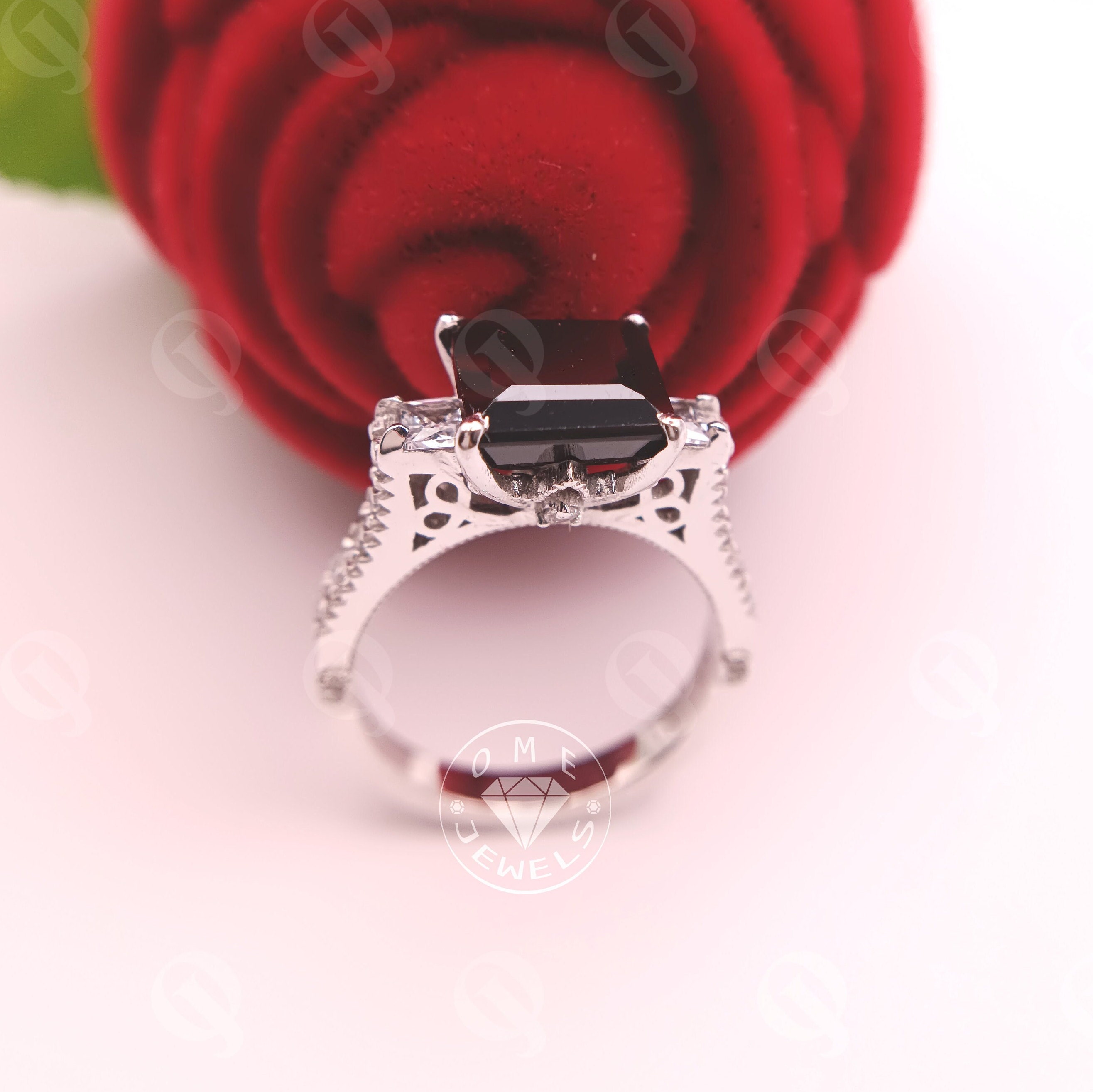 Black diamond square ring clearance