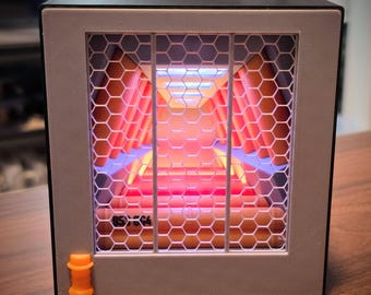 Micro TOS Main Engineering Diorama with Customizable LEDs and WIFI