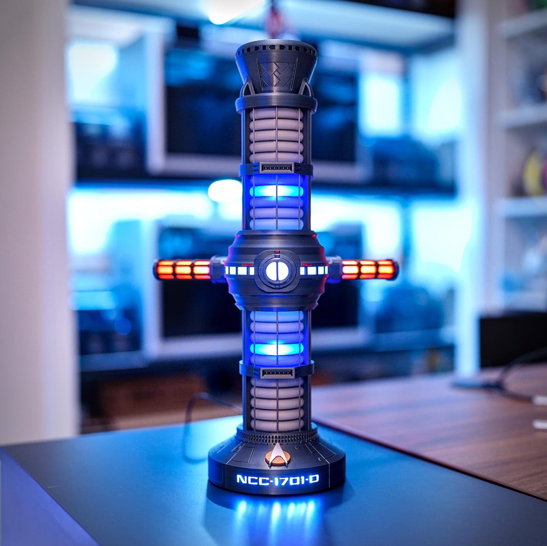 Large Enterprise D Warp Core With Customizable Leds and WIFI - Etsy