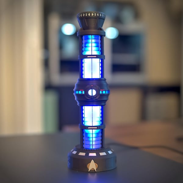 Micro Enterprise D Warp Core with Customizable LEDs and WIFI