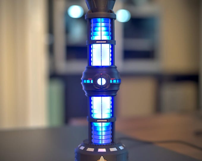 Micro Enterprise D Warp Core with Customizable LEDs and WIFI