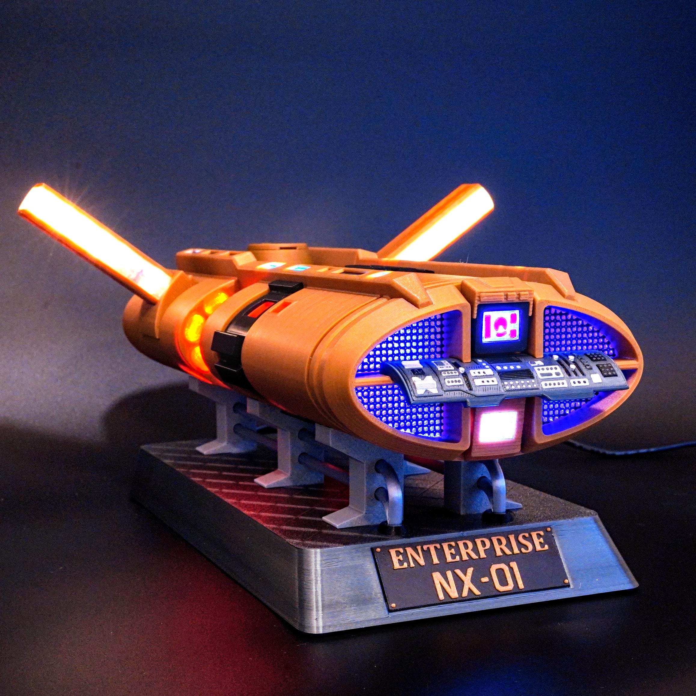 Enterprise NX-01 Warp 5 Engine - Etsy