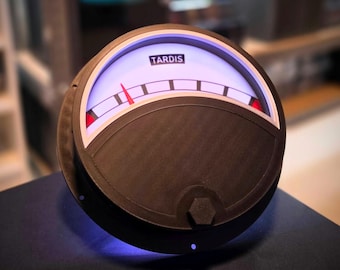 Full-Sized Tardis Console Analog Meter with LED Backlight