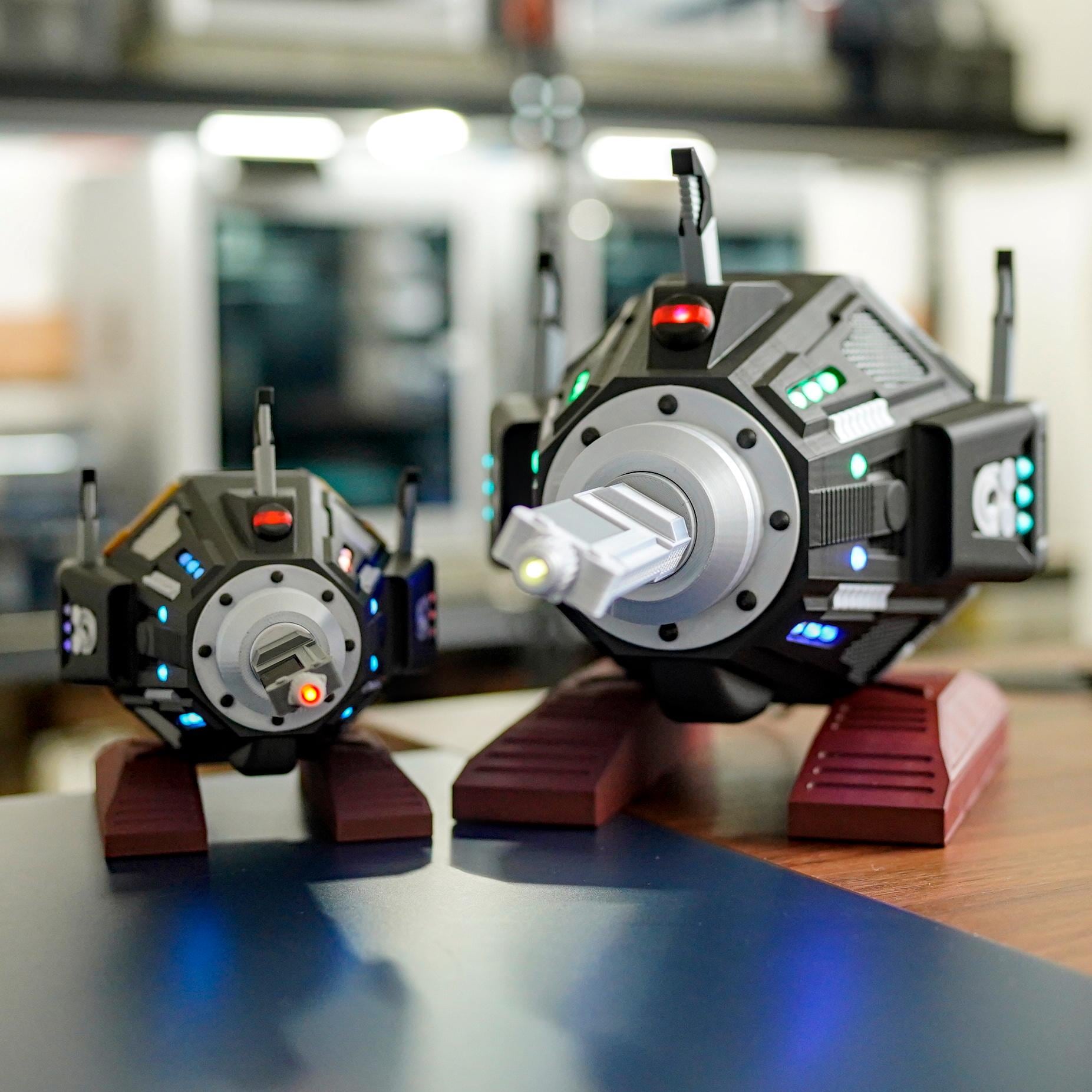 Large Star Trek TNG Exocomp Figure With Customizable Leds - Etsy