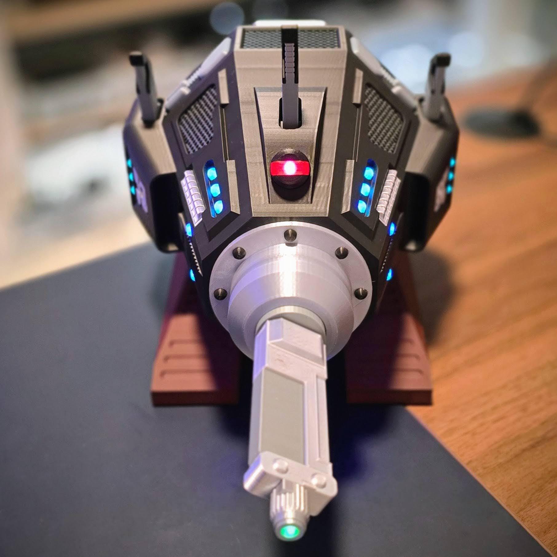 Large Star Trek TNG Exocomp Figure With Customizable Leds - Etsy UK