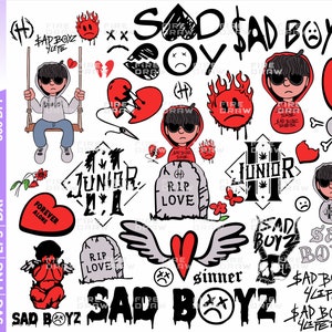 sad boyz 4 LIFE svg and png, Junior H svg, Corridos Tumbados, Mexican eps, dxf, svg for files cricut silhouette files Digital Download