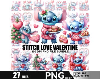 Imagen PNG de San Valentín: Sublimación de pareja con corazones (Descarga instantánea)