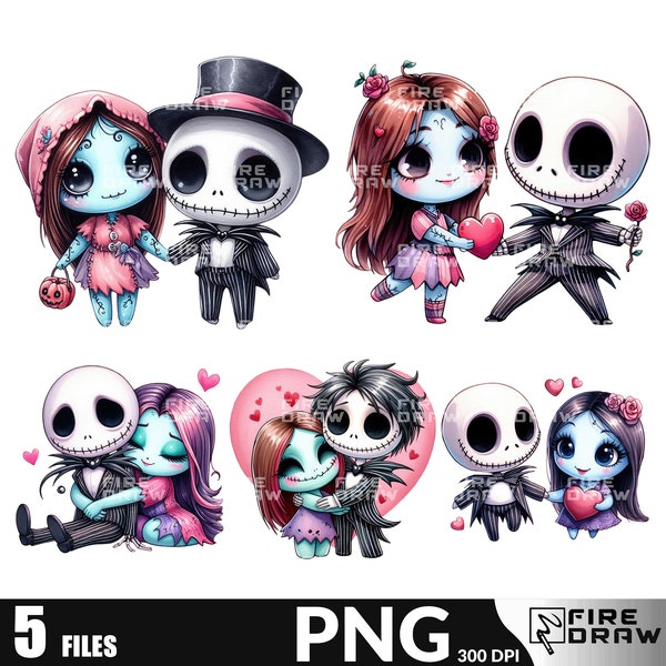 jack and sally Valentines Day png file, Nightmare Before Christmas PNG, Valentines day, file png t-shirt design, digital download