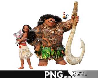 Moana Birthday PNG: Beach Party Design (Digital Download)