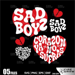 sad boyz LIFE svg y png, Junior H svg, Corridos Tumbados, Mexican eps, dxf, svg para archivos cricut silueta archivos Descarga digital