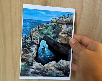 Peinture du Portugal - impression d’art de peinture à la gouache originale - cadeau d’art - décoration de chambre