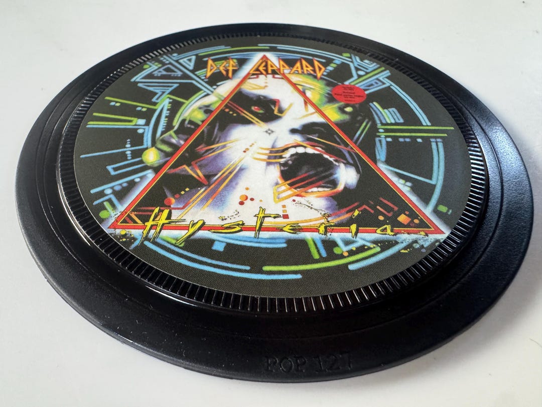 Def Leppard 'hysteria' Record Label Coaster. - Etsy