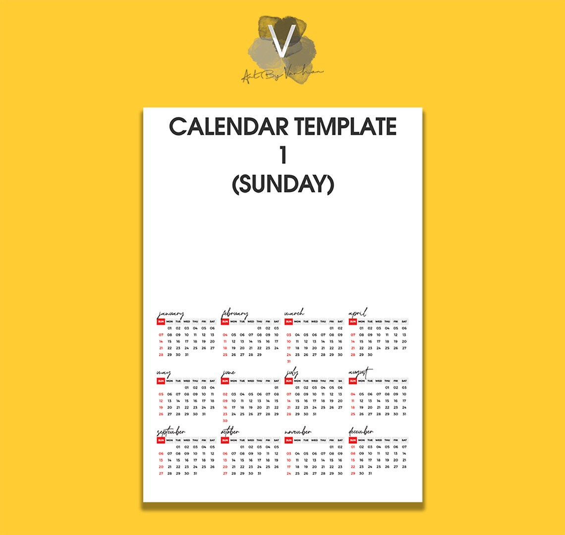 Personalized Christmas Gift Calendar, Digital Downloadable and