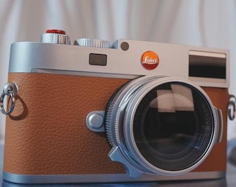 Vintage Leica Camera Model in Orange| Perfect for Home Decor, Display, and Photography Prop | Handcrafted Elegance for Collectors