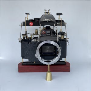 Leica Camera Disassembled | Vintage Camera | Mechanical Film Camera | Camera Teardown | Camera Art Decor | Photographer Gifts | Tech Gift