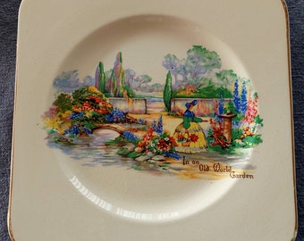Vintage Lancaster &   Sandland fine bone china plate