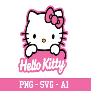 Kawaii Cat Clipart PNG SVG image 2