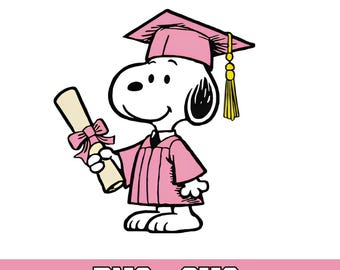 Perro de graduación PNG SVG / Lindo diseño de cachorro graduado / Archivo de sublimación Clase de 2026 / Camiseta de graduación para niños Descarga digital Cricut