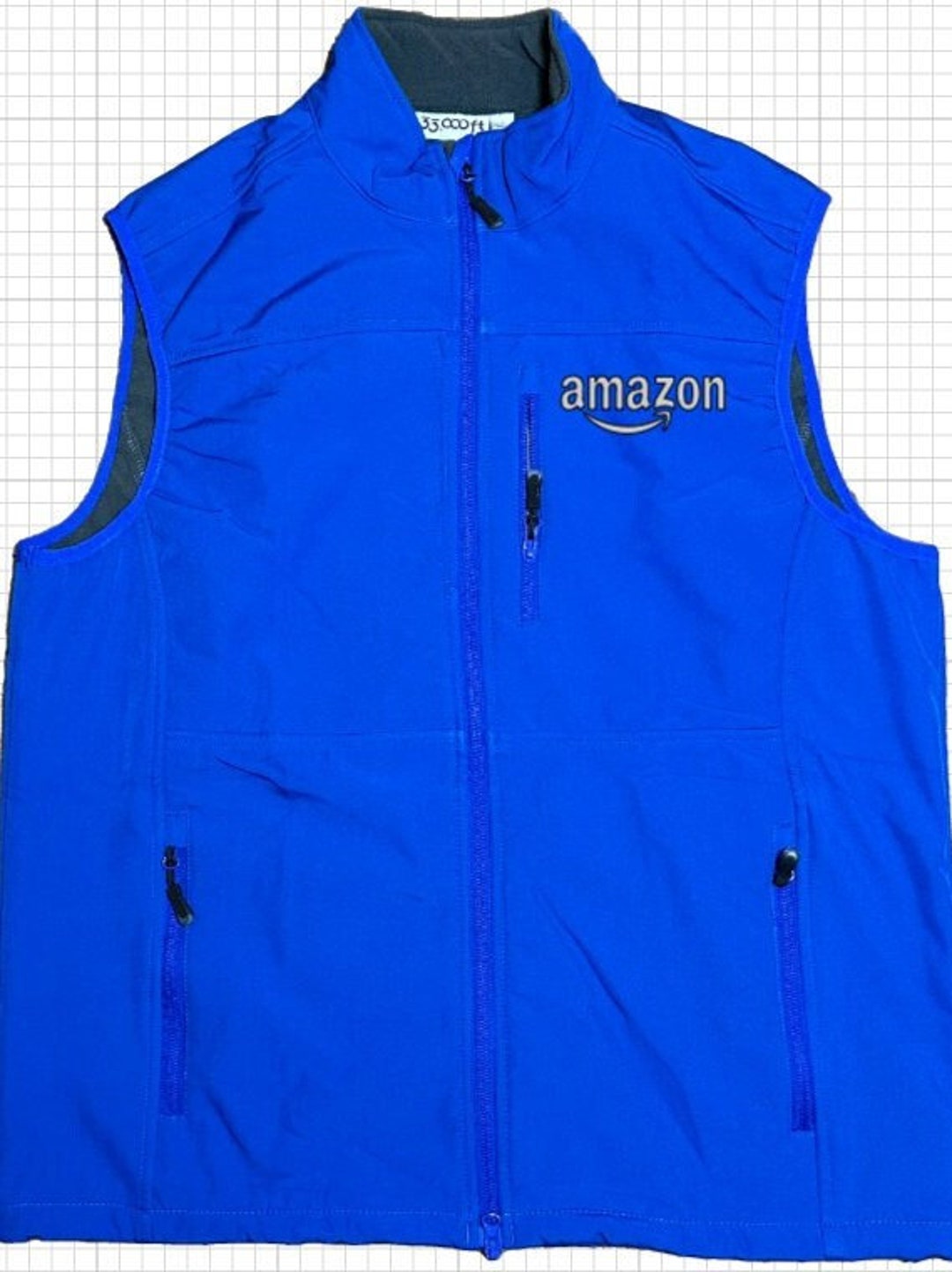 Amazon Delivery Driver Fleece Lined Vest amazon Flex Etsy