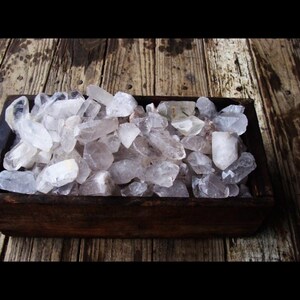 Puntas de cristal de cuarzo vintage de 3000 quilates, piedras preciosas brasileñas en bruto, naturales y sin procesar, con energía curativa.