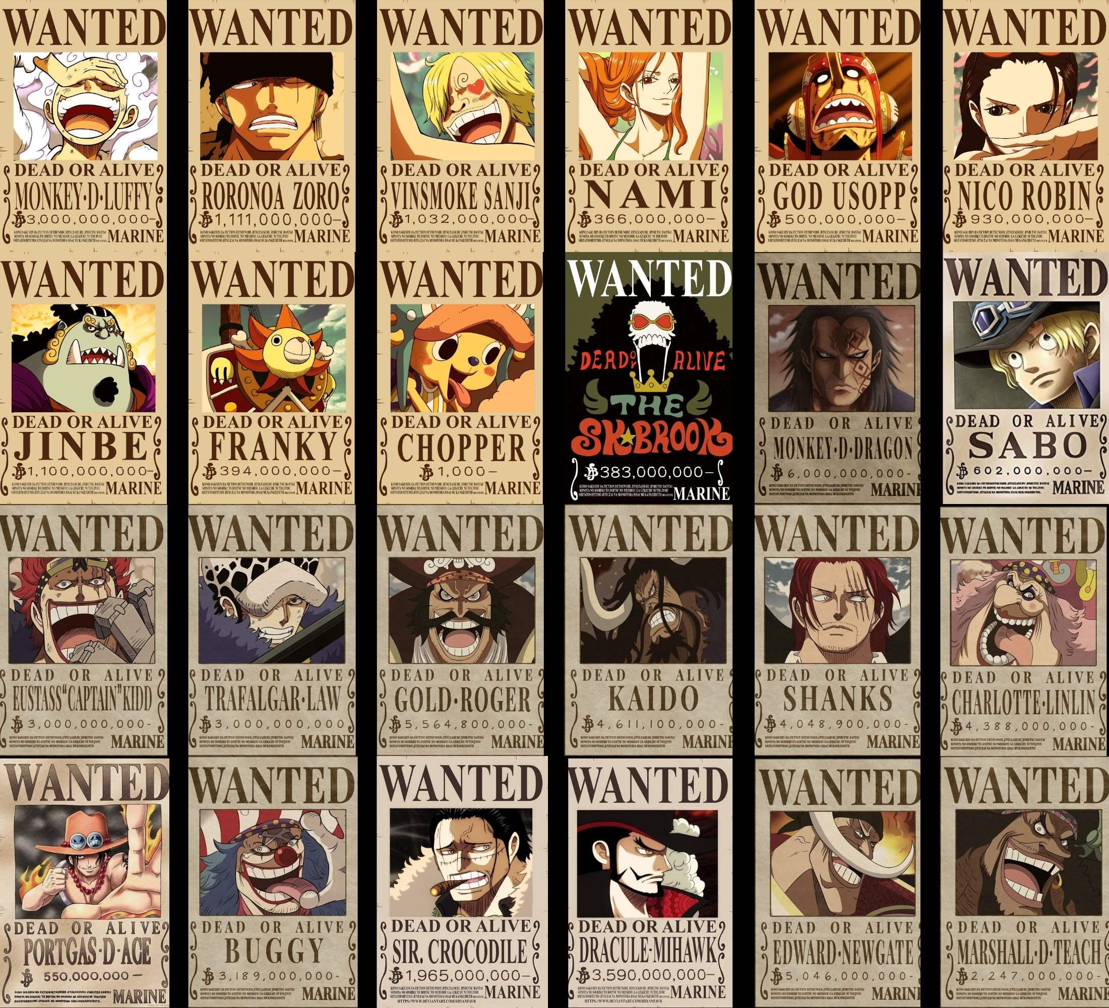 One Piece] Official Navy Wanted Posters Nico Robin [Vol 2] – Otaku