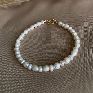 Baroque Pearl Anklet Bracelet, Dainty anklet for Leg, Natural Pearl Bracelet Anklet, Beach Anklet Custom Anklet Boho, Woman Gift for Her