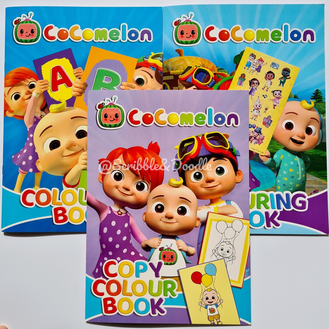 Cocomelon Activity Bundle Cocomelon Colouring Book Cocomelon ABC ...