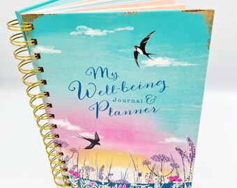 My Well Being Journal & Planner | Adult Journal | Teen Journal | Aspiration Lists | Motivational Quotes | Gratitude Lists | Mindful Journal