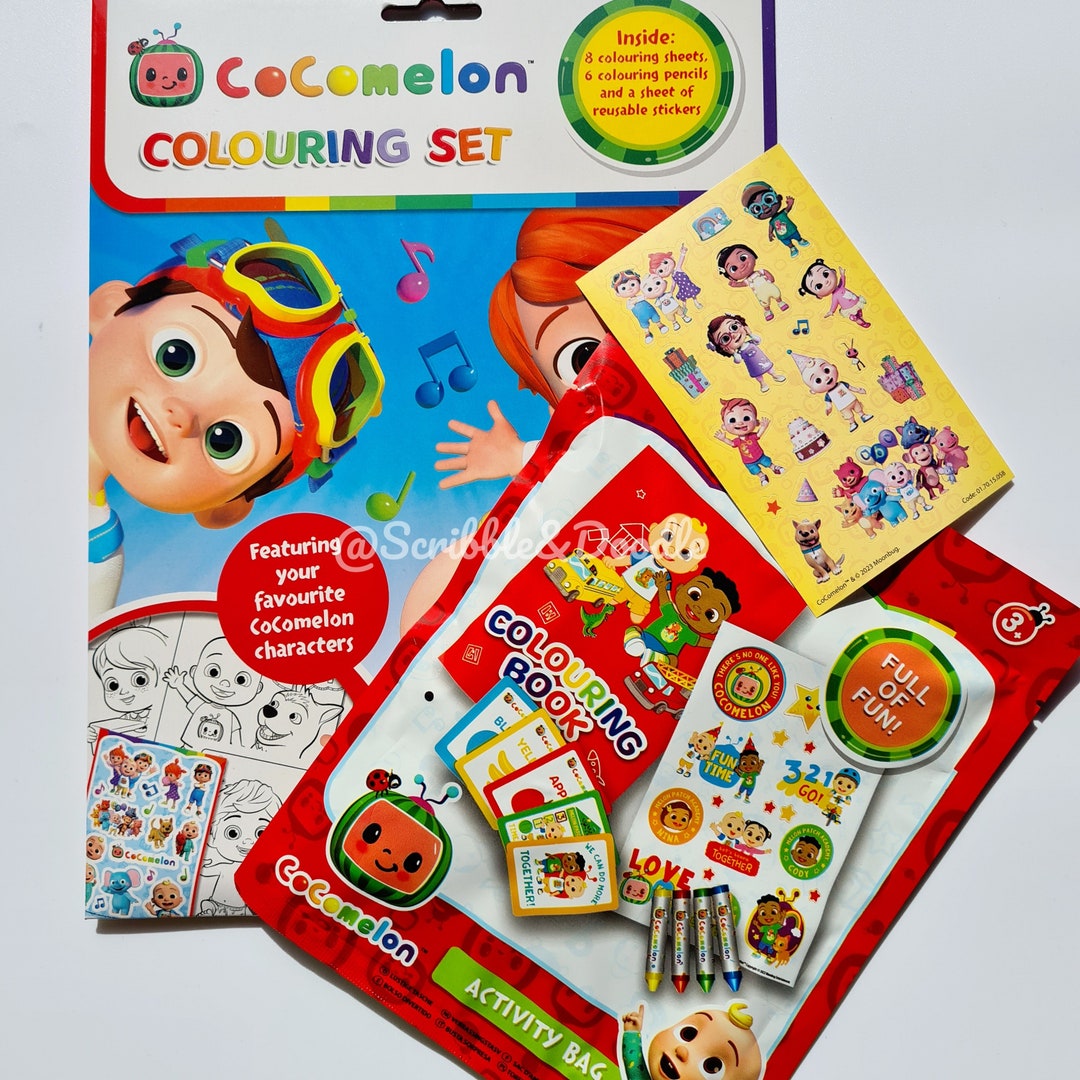Cocomelon Activity Bundle Cocomelon Colouring Set Cocomelon Activity ...
