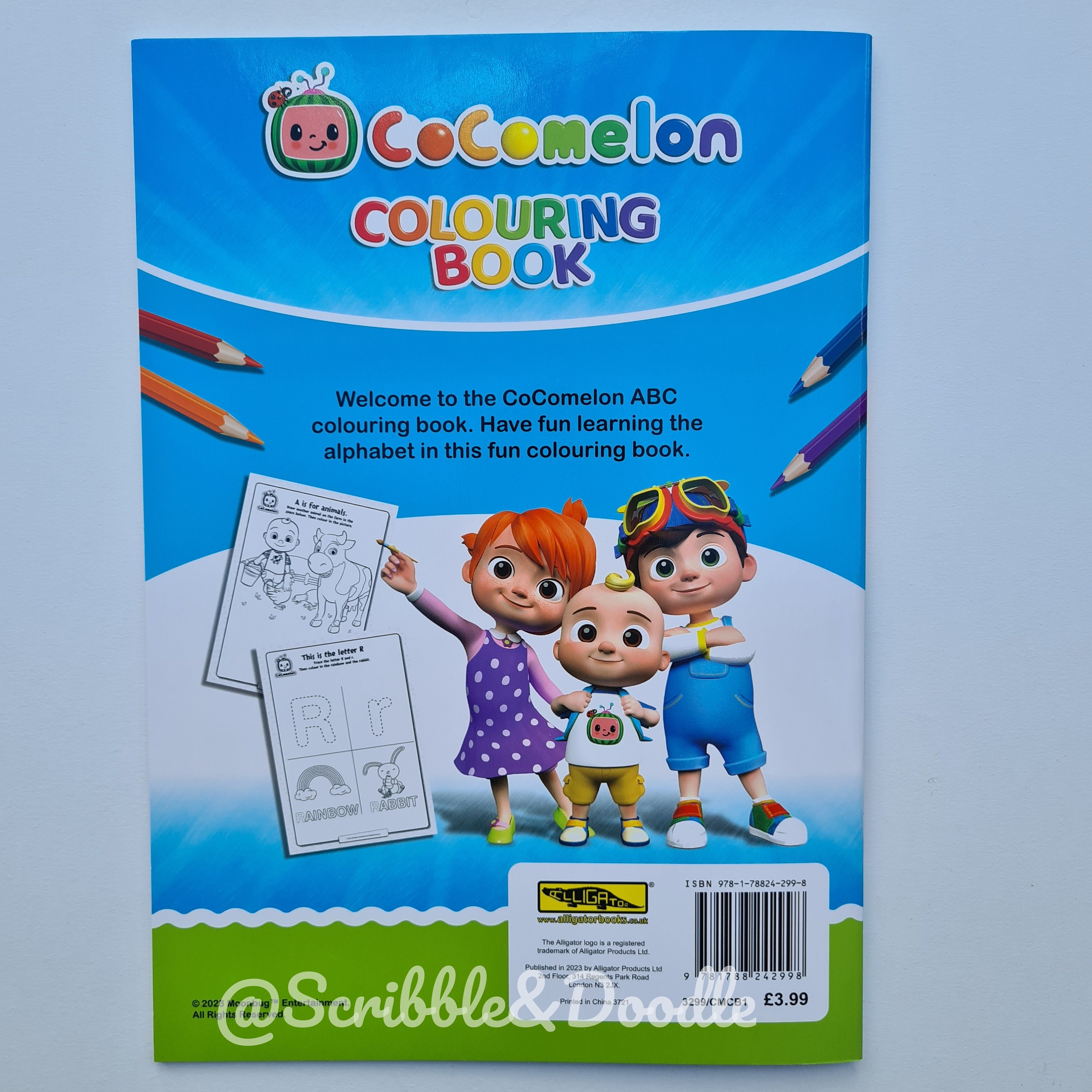 A4 Cocomelon ABC Colouring Book Cocomelon Learning Book - Etsy UK