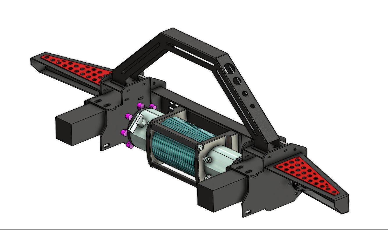 Defender Front Winch Bumper,front Bumper Files, Dxf Files,cnc Files,diy,patterns Blueprints,land