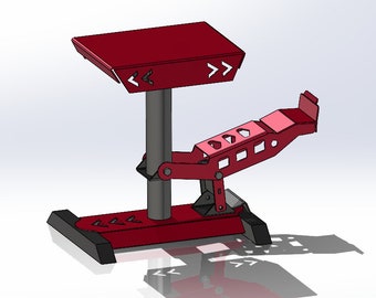 urządzenie do podnoszenia motocykli desing dxf-sltd