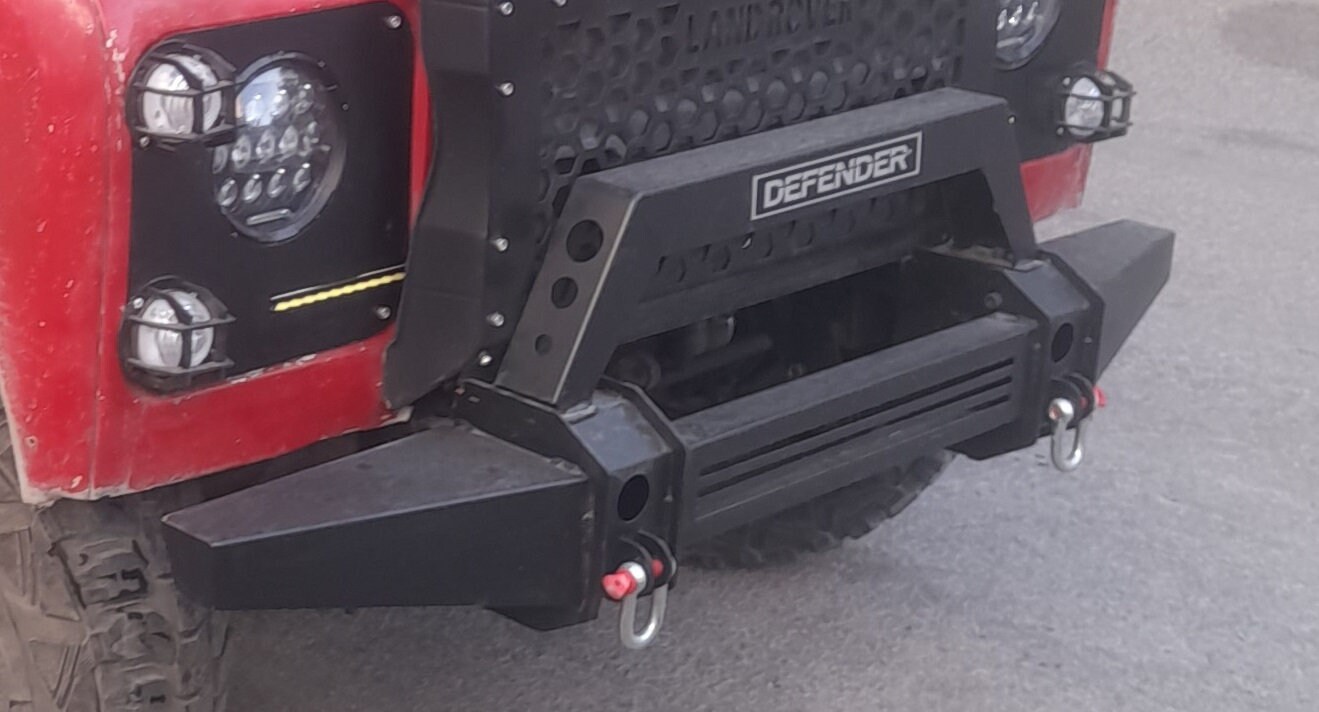 Defender Front Winch Bumper,front Bumper Files, Dxf Files,cnc Files,diy,patterns Blueprints,land