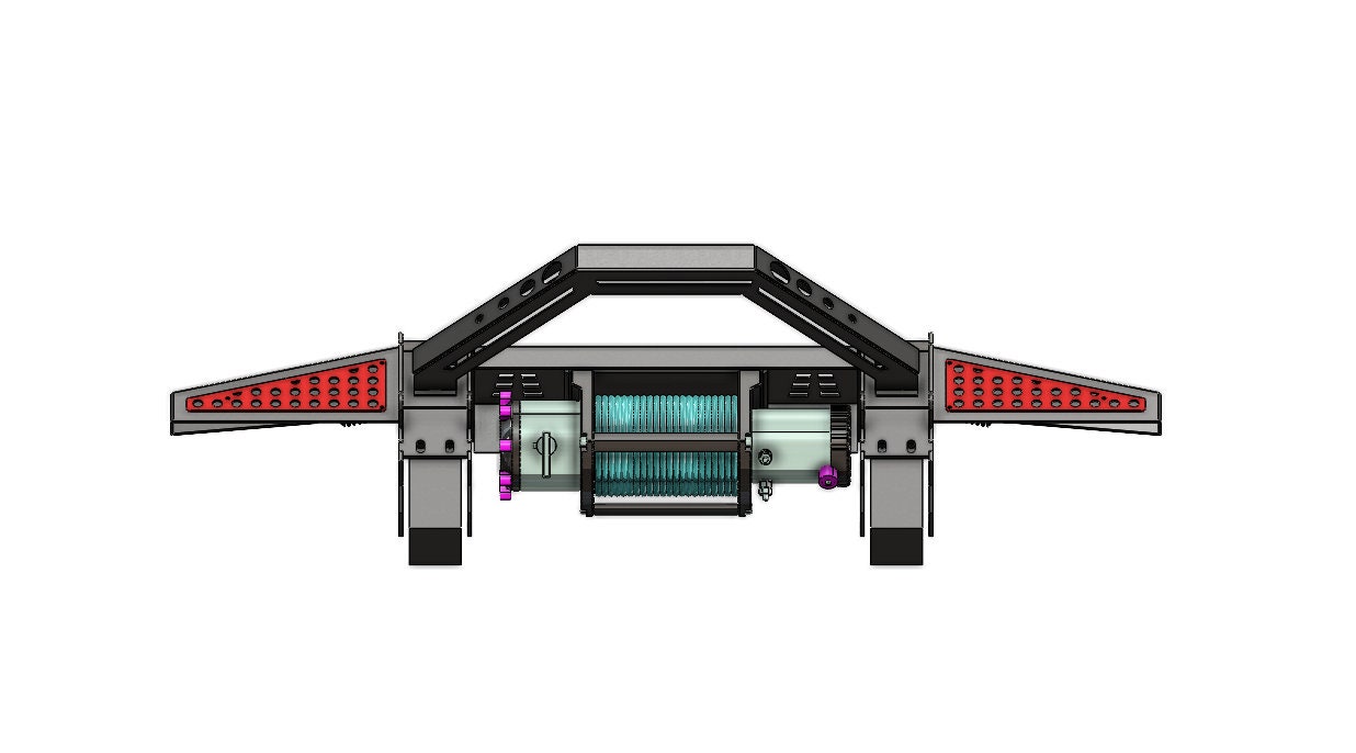 Defender Front Winch Bumper,front Bumper Files, Dxf Files,cnc Files,diy,patterns Blueprints,land